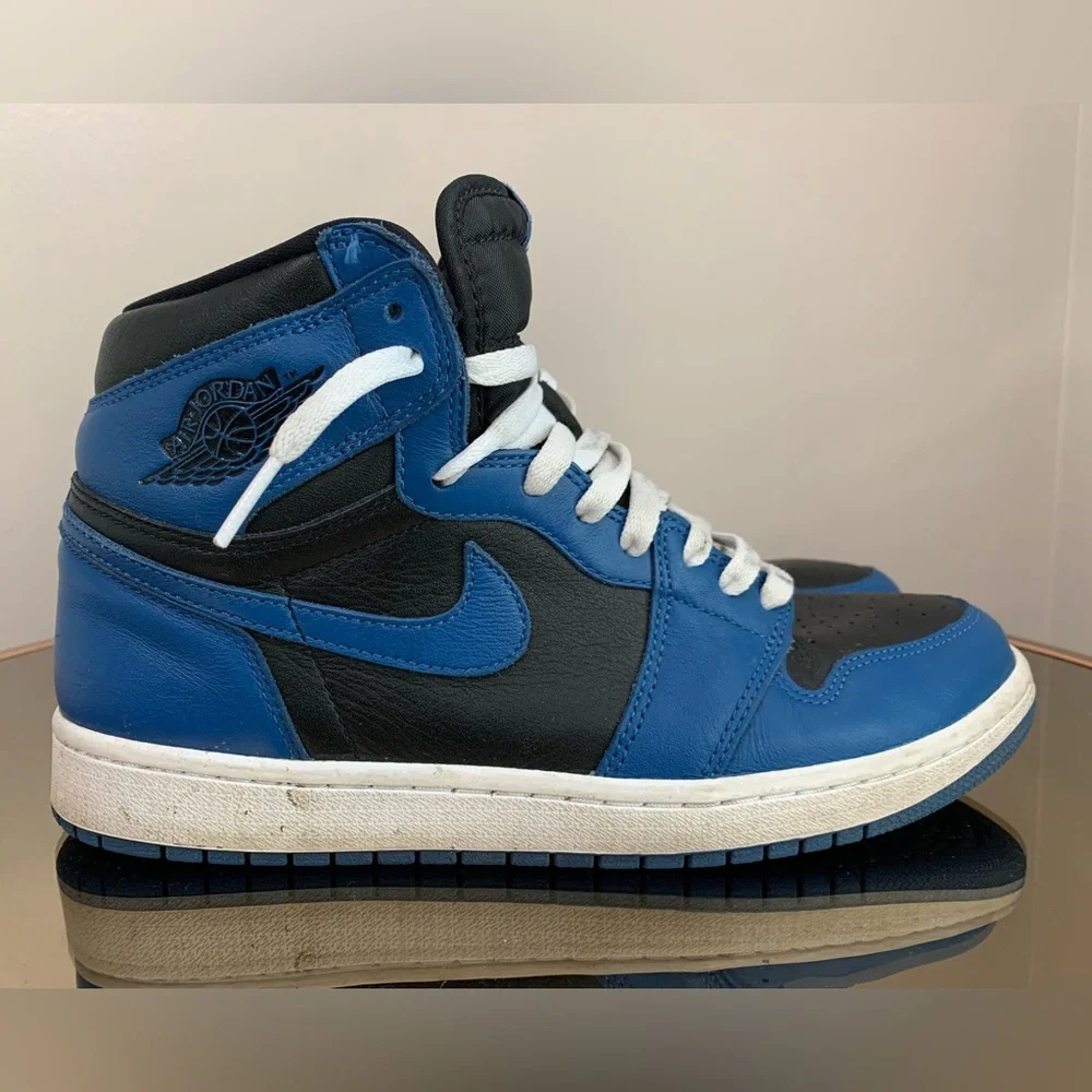 Air Jordan 1 Retro High‎ OG Dark Marina Blue 555088-404 Men's Size 9.5